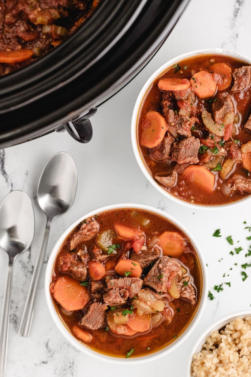 beef stew in the crock pot