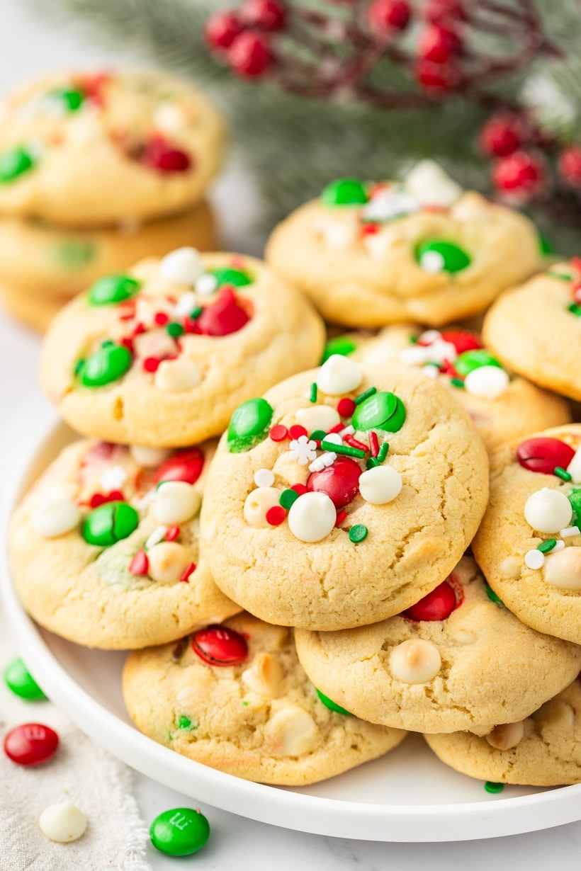 M&M Christmas Cookies recipe
