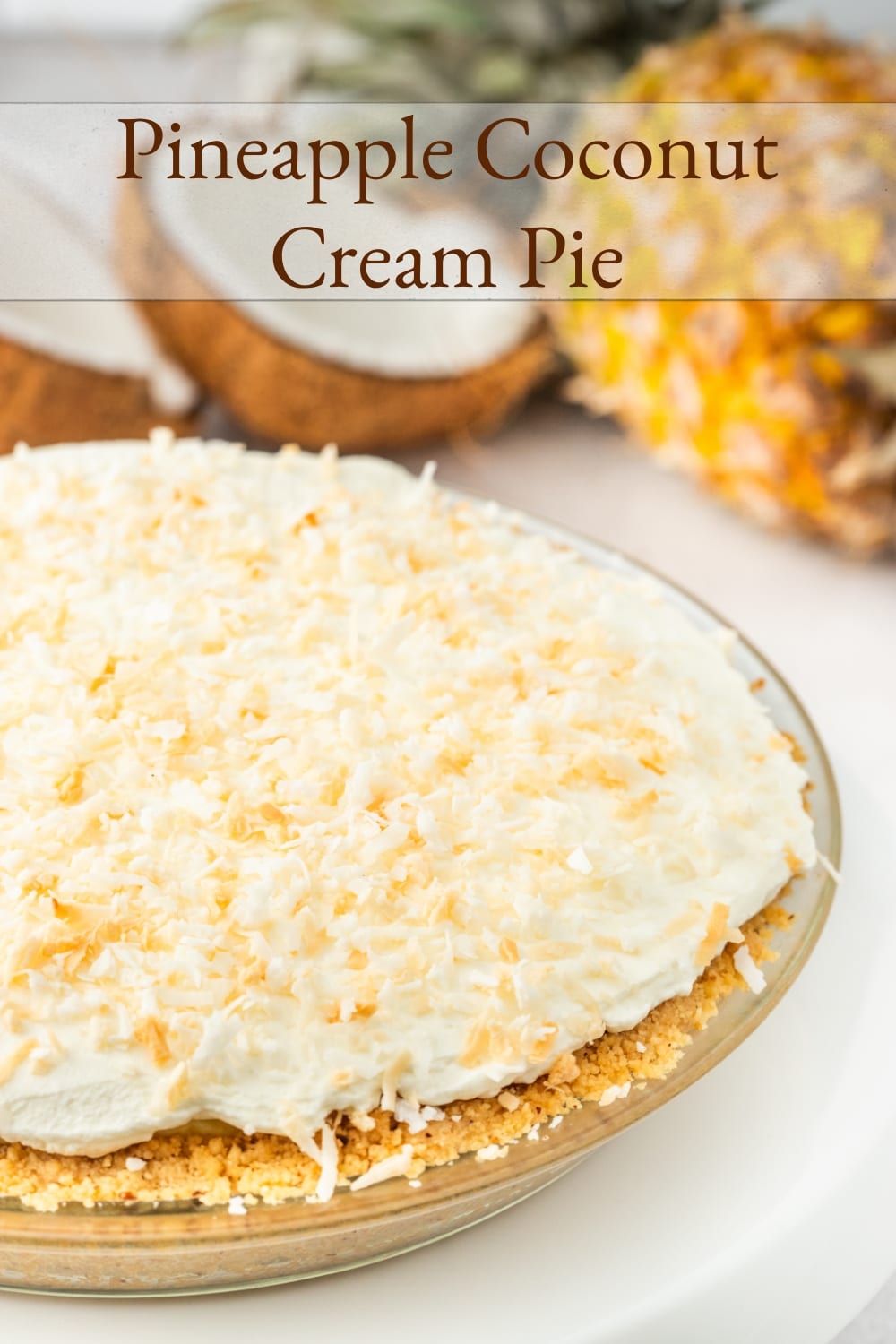 The perfect pie that pairs a pecan sandies crust, with a rich and creamy filling, studded with crushed pineapple and a double dose of coconut.  via @cmpollak1