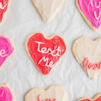 heart shaped cookies