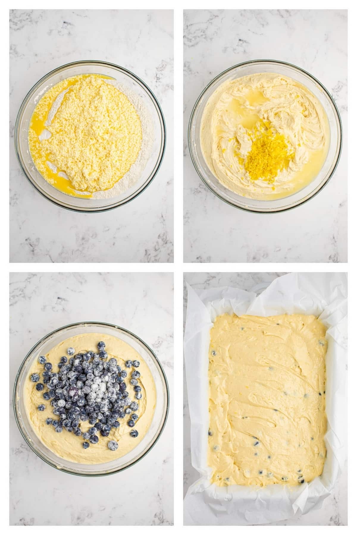 how to make a cake with lemon and blueberries