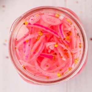 pickled red onions