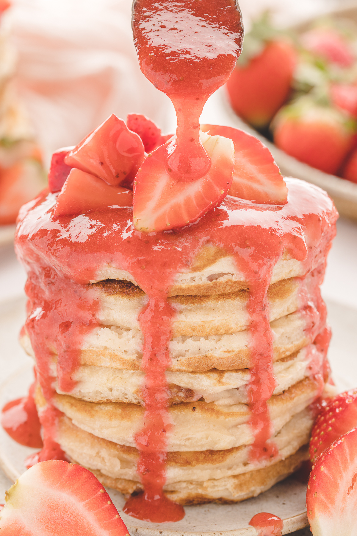 strawberry-pancakes-with-homemade-strawberry-sauce