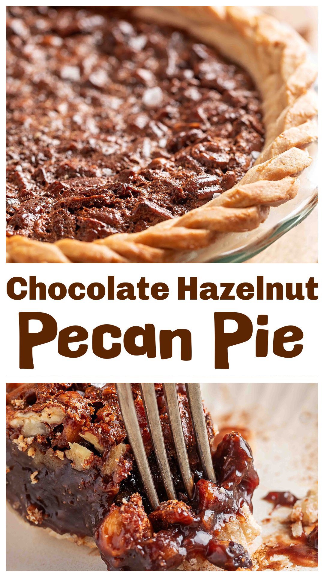 A chocolate hazelnut pecan pie with Nutella melted into a velvety center that settles like a winter truth. Dark, warm, roasted, with a slow wobble that tells you it&rsquo;s ready. Pecans for crunch, hazelnuts for earth, chocolate for mood. A pie that tastes intentional without demanding hours. Serve with whipped cream or nothing at all. It doesn&rsquo;t need help. The perfect holiday pie for Thanksgiving or Christmas. via @cmpollak1