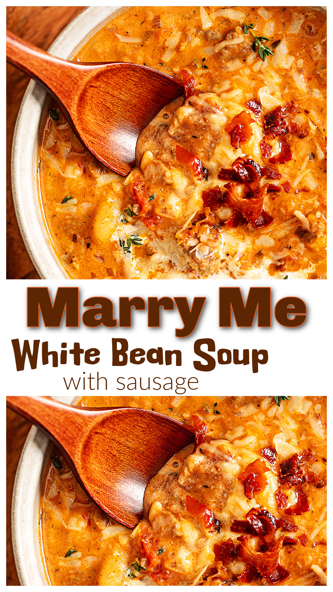 Marry Me Creamy Tuscan Soup combines Italian sausage, white beans, sun-dried tomatoes, herbs, and crisped prosciutto in a rich, creamy broth. It&rsquo;s a Tuscan-inspired recipe that highlights savory depth, a touch of lemon brightness, and a satisfying texture from the cannellini beans. A one-pot meal that balances creaminess with real Italian flavor, made with simple ingredients and an easy blending technique for a restaurant-level finish. via @cmpollak1
