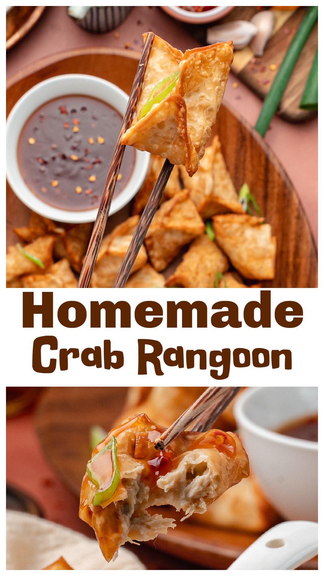 Crisp fried crab rangoon with a creamy, savory filling that stays sealed in the wrapper and fries clean every time. This homemade crab rangoon recipe uses pasteurized crab, tightly folded wonton wrappers, and steady oil temperature to prevent leaks and blowouts. Finished with a sweet and spicy dipping sauce that balances the filling instead of overpowering it. Perfect for appetizers, parties, or anytime you want restaurant-style crab rangoon at home. via @cmpollak1