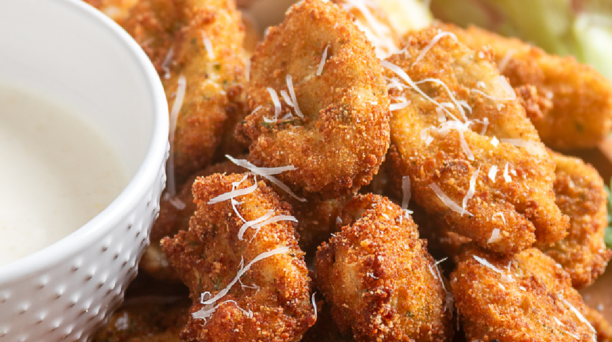 Crispy Fried Artichoke Hearts with Lemon Garlic Aioli