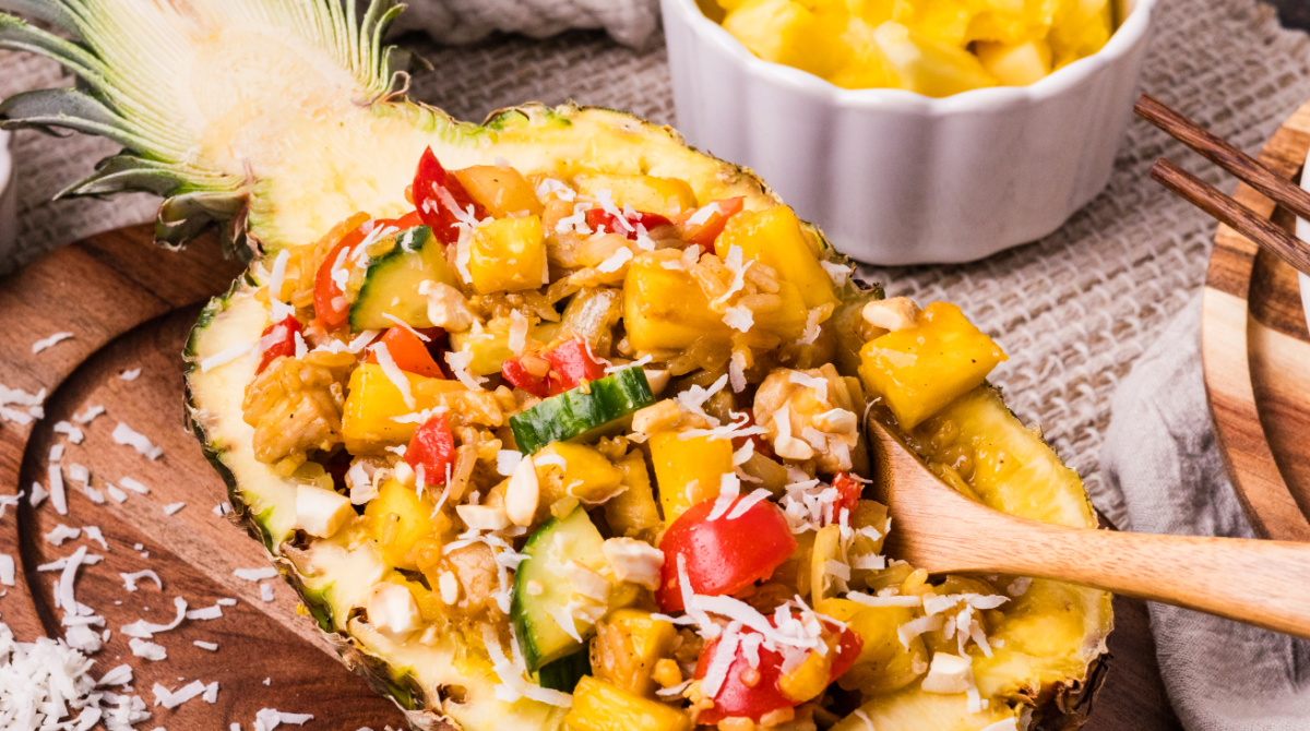 Pineapple Chicken and Coconut Rice