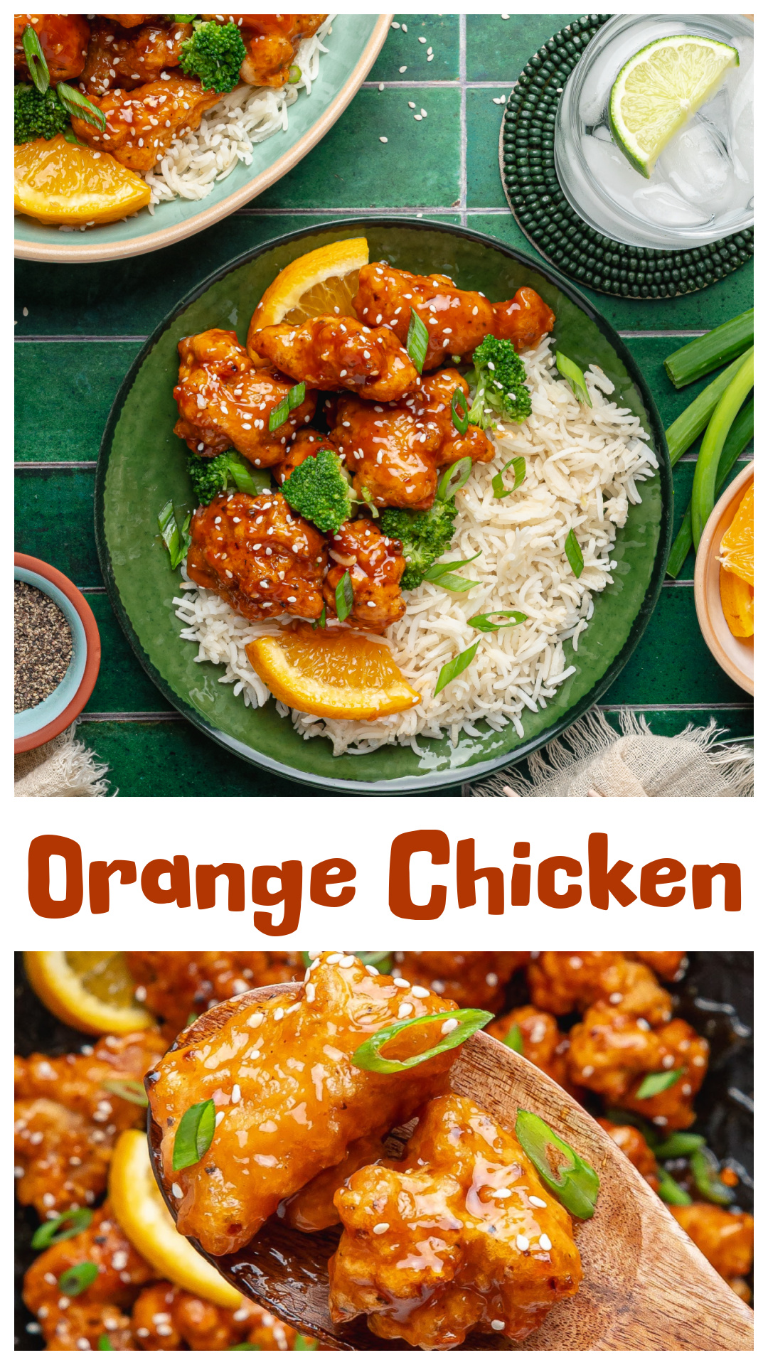 This orange chicken starts with chicken thighs coated in tempura batter and fried until golden before being tossed in a homemade orange sauce. Made with orange juice, ginger, soy sauce, hoisin, and garlic, the sauce coats every piece without overwhelming the crispy coating. A takeout-inspired dinner recipe with juicy chicken, plenty of texture, and a sweet-savory orange sauce that's worth making from scratch. via @cmpollak1