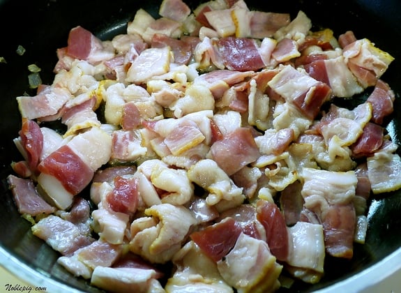 bacon for pierogi