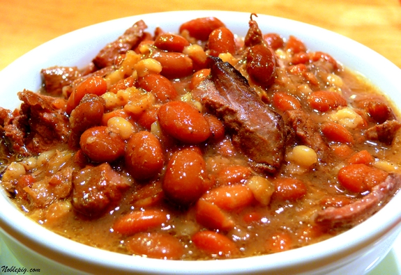 beef, bean and barley stew – cholent
