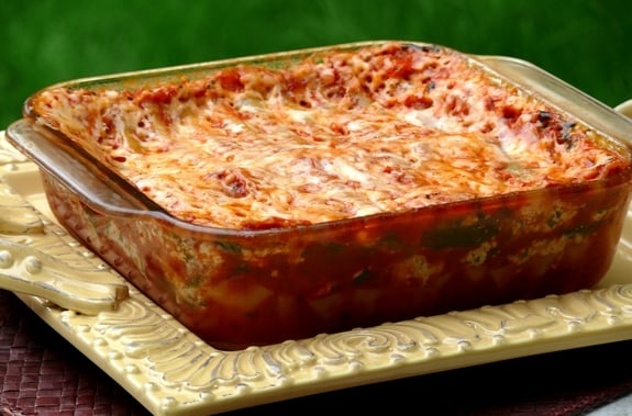 homemade microwave lasagna